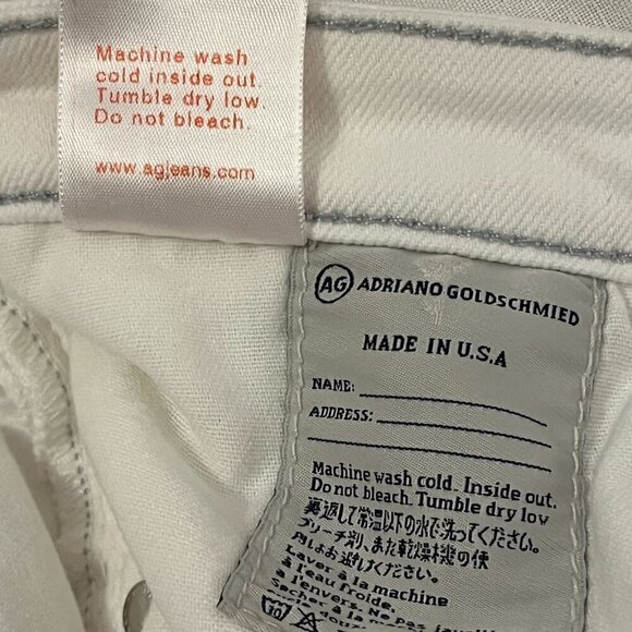 Adriano Goldschmied The Stevie white jeans 29 regular denim - Picture 9 of 9